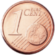 Face commune de la pièce de 1 centime d’euro