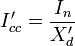 I^{\prime}_{cc}=\frac{I_n}{X^{\prime}_d}