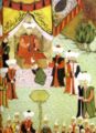 Bayezit proclamé sultan - miniature du XVe siècle.jpg
