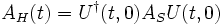  A_H(t)=U^\dagger(t,0) A_S U(t,0) 
