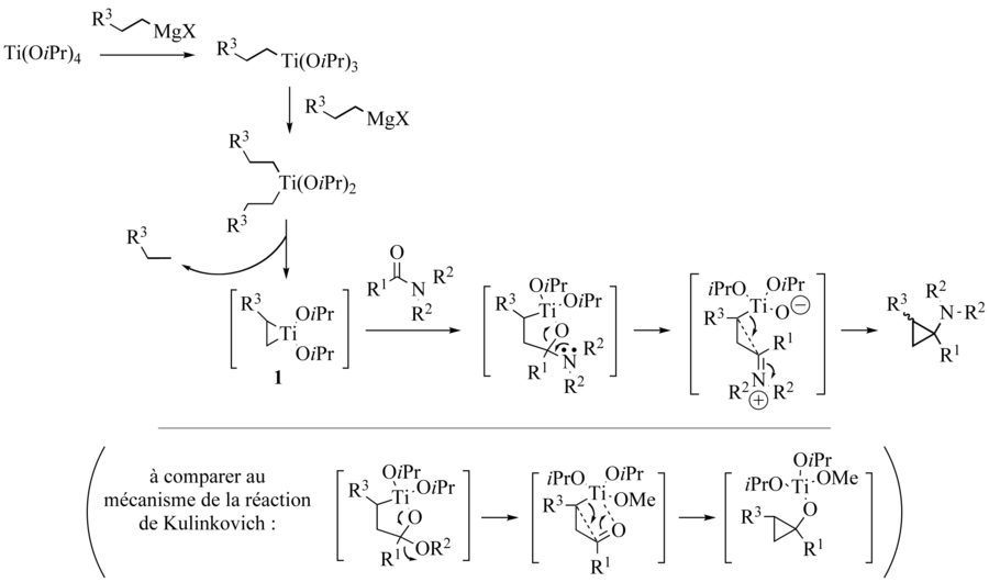 Mécanisme de la réaction de Kulinkovich-de Meijere