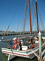 Vue de tribord de l'Alma, Hyde Street Pier, San Francisco Maritime National Historic Park.