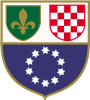 Armoiries de la Fédération de Bosnie-et-Herzégovine.