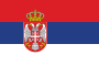 Drapeau de la Serbie (tricolore horizontal)