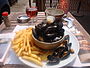 Moules frites wth rose and pastis.JPG