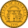 Le sceau de la Géorgie