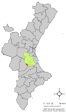 Localisation de Sumacàrcer dans la Communauté Valencienne