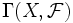 \Gamma(X,\mathcal{F})