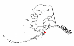 Localisation de Kodiak, Alaska