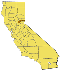 Comté de Nevada dans l'État de Californie