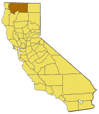 Comté de Siskiyou dans l'état de Californie