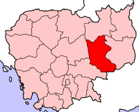 La province de Kracheh en rouge