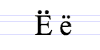 Cyrillic letter Io.png