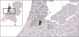 Localisation de la commune de Amstelveen