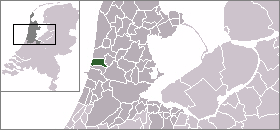 Localisation de la commune de Heemskerk