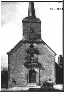 Entrée de l'église de Martincourt-sur-Meuse