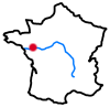 Situation sur la Loire à Ancenis