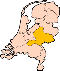 Localisation province Gueldre des Pays-Bas