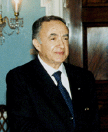 Habib Ben Yahia en visite aux États-Unis le 19 avril 2002