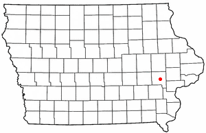 Localisation de Iowa City