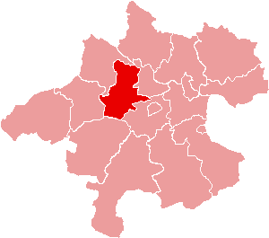 Localisation du Bezirk de Grieskirchen dans le Land autrichien de Haute-Autriche