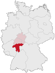 Localisation du district en Allemagne