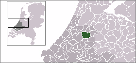 Localisation de la commune de Alphen aan den Rijn