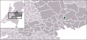 Localisation de la commune de Doesburg