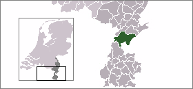 Localisation de la commune de Echt-Susteren