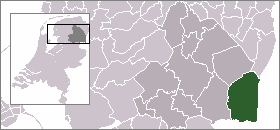 Localisation de la commune de Emmen