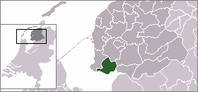 Localisation de la commune de Gaasterlân-Sleat