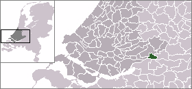 Localisation de la commune de Gorinchem