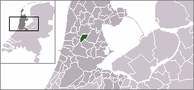 Localisation de la commune de Graft-De Rijp
