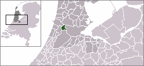 Localisation de la commune de Haarlemmerliede en Spaarnwoude
