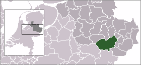 Localisation de la commune de Hof van Twente