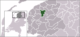 Localisation de la commune de Leeuwarden