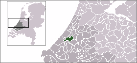 Localisation de la commune de Leidschendam-Voorburg