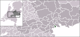 Localisation de la commune de Millingen aan de Rijn