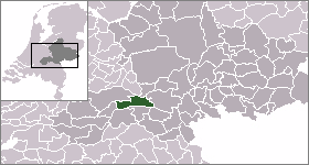 Localisation de la commune de Neder-Betuwe