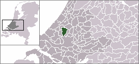 Localisation de la commune de Pijnacker-Nootdorp