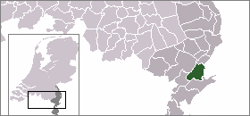 Localisation de la commune de Ruremonde