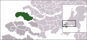 Localisation de la commune de Schouwen-Duiveland