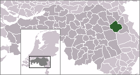 Localisation de la commune de Sint Anthonis