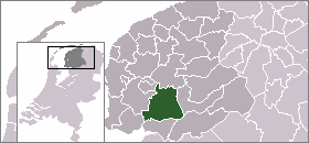 Localisation de la commune de Skarsterlân