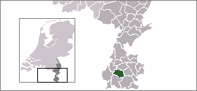 Localisation de la commune de Valkenburg aan de Geul  Fauquemont-sur-Gueule