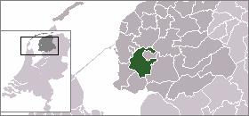 Localisation de la commune de Wymbritseradiel