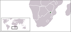 Carte de localisation du Venda.