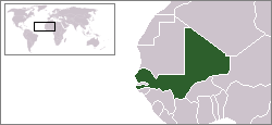 Localisation de la Fédération du Mali