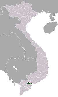 Location de la Tiền Giang