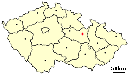 Localisation de Ústí nad Orlicí